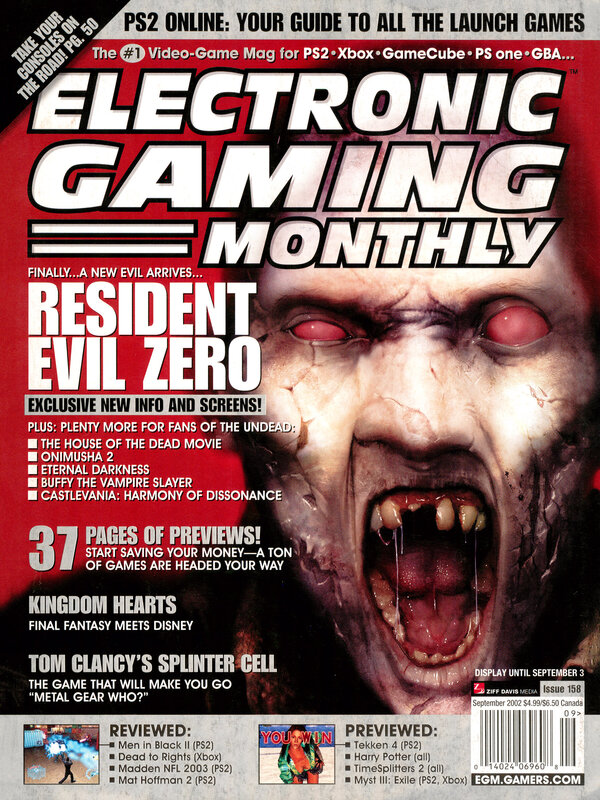 Electronic Gaming Monthly Issue 158 (September 2002) cover